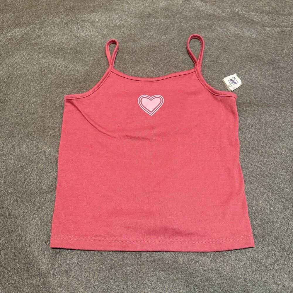 Art Class Girls Tank Top M Medium 8 Red Heart Sleeveless Shirt Sleepwear